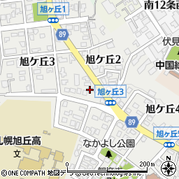 北海道札幌市中央区旭ケ丘3丁目3周辺の地図