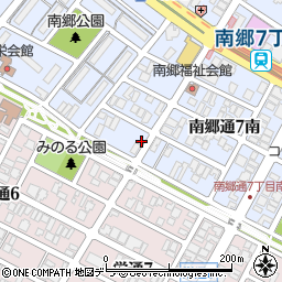 北海道札幌市白石区南郷通６丁目南6-16周辺の地図