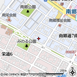 北海道札幌市白石区南郷通６丁目南6周辺の地図