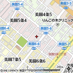 北海道札幌市豊平区美園５条5丁目3周辺の地図