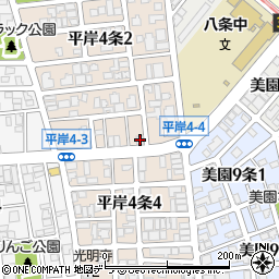 カプリス豊平公園周辺の地図