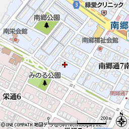 北海道札幌市白石区南郷通６丁目南6-8周辺の地図