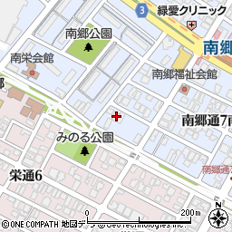 北海道札幌市白石区南郷通６丁目南6-6周辺の地図