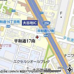 タニコー株式会社　札幌営業所周辺の地図