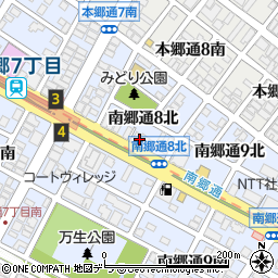 Ｊ‐ＰＯＷＥＲテレコミュニケーションサービス　札幌事業所周辺の地図