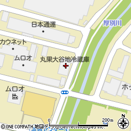 丸果札幌定温倉庫大谷地冷蔵庫周辺の地図