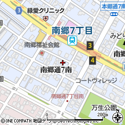パソコン修理のドクター・ホームネット・札幌店周辺の地図