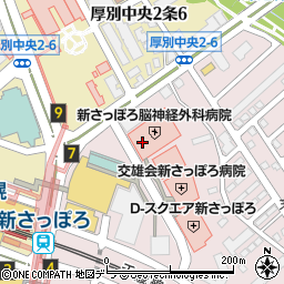 新札幌おおたに眼科周辺の地図
