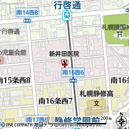 新井田医院周辺の地図