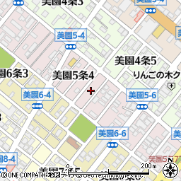 北海道札幌市豊平区美園５条5丁目1周辺の地図