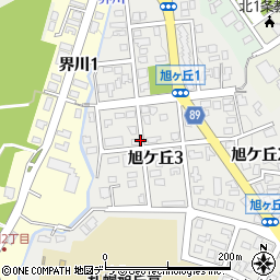北海道札幌市中央区旭ケ丘3丁目周辺の地図