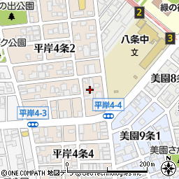 レスティアーナ豊平公園周辺の地図