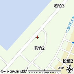 厚岸漁協昆布倉庫周辺の地図