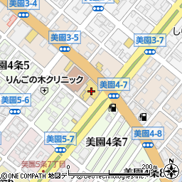 トヨタカローラ札幌本社周辺の地図