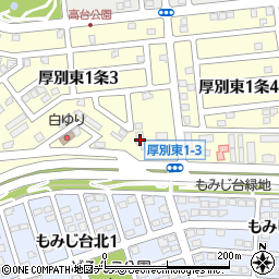 新札幌福音教会周辺の地図