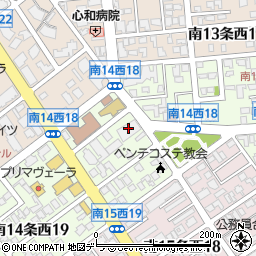 ツクイ札幌山鼻グループホーム周辺の地図