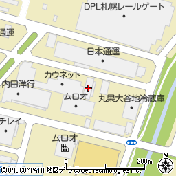 ヤマサ醤油札幌大谷地倉庫周辺の地図