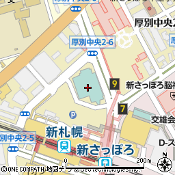 銀座花新札幌店周辺の地図