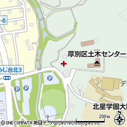 北海道札幌市厚別区厚別町下野幌45周辺の地図