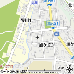 北海道札幌市中央区旭ケ丘3丁目6周辺の地図