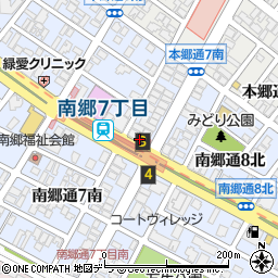 セイコーマート南郷通７丁目店周辺の地図
