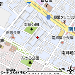 北海道札幌市白石区南郷通６丁目南周辺の地図