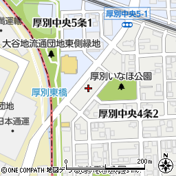 北海道札幌市厚別区厚別中央４条2丁目7周辺の地図