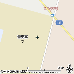 北海道音更高等学校周辺の地図