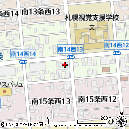 スパシエルクス山鼻周辺の地図