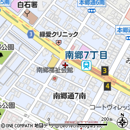 保険セレクト　南郷通店周辺の地図