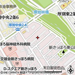 ロジェ新札幌ステーション周辺の地図
