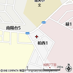 釧路町役場　柏地区会館周辺の地図
