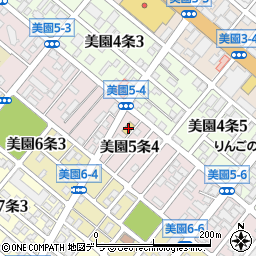 セブンイレブン札幌美園５条店周辺の地図