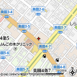スターバックスコーヒー札幌美園店周辺の地図