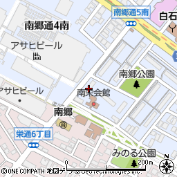 北海道札幌市白石区南郷通６丁目南1-5周辺の地図