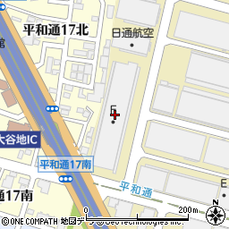 札幌三信倉庫株式会社　大谷地センター周辺の地図