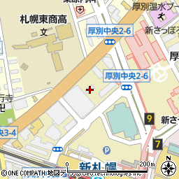 トヨタレンタリース札幌ＪＲ新札幌駅前店周辺の地図