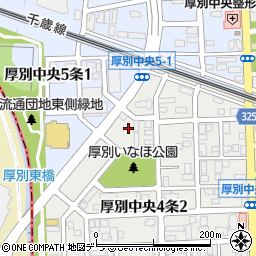 北海道札幌市厚別区厚別中央４条2丁目8周辺の地図