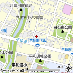 株式会社テンポスバスターズ　札幌白石店周辺の地図