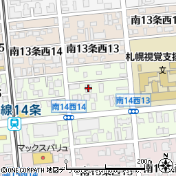 新健康協会札幌支部周辺の地図