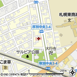 新札幌乳腺クリニック周辺の地図