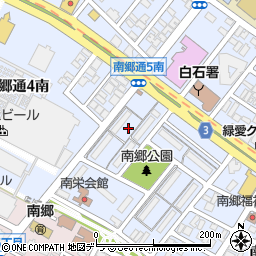 北海道札幌市白石区南郷通６丁目南2周辺の地図