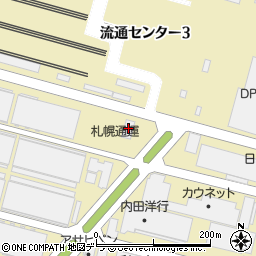 札通自動車工業株式会社　大谷地工場周辺の地図