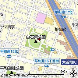 北海道札幌市白石区平和通１６丁目北3周辺の地図