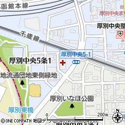 中山福札幌支店周辺の地図
