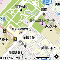 株式会社桃源堂札幌営業所周辺の地図