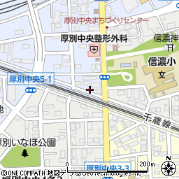 北海道札幌市厚別区厚別中央５条2丁目6周辺の地図