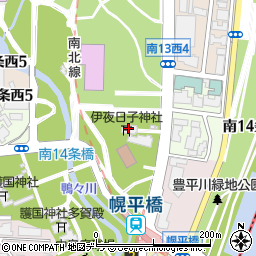 伊夜日子神社周辺の地図
