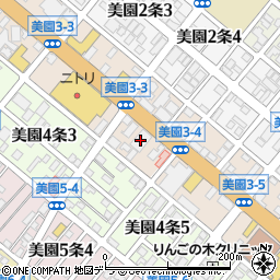 札幌白衣周辺の地図