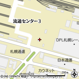 北海道通運株式会社　札幌貨物ターミナル支店周辺の地図